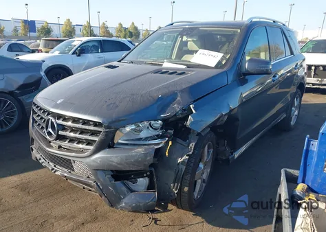2014 Mercedes-Benz Ml 350 from USA, damaged, VIN 4JGDA5JB3EA295460